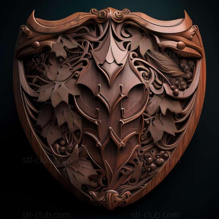 3D model shield (STL)